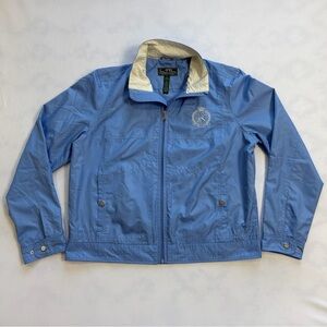 Ralph Lauren LRL Active Windbreaker Women’s XL Blue‎ Full Zip Jacket